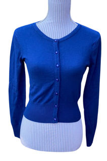 Hell Bunny Royal Blue neuletakki (UK12/M)