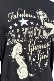 Pinky Star (Fabulous Hollywood Glamour Girls) T-paita (UK20/3XL)