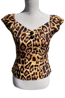 Collectif Dolores Leopard paita (UK10/S)