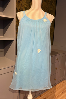 Sininen babydoll yömekko