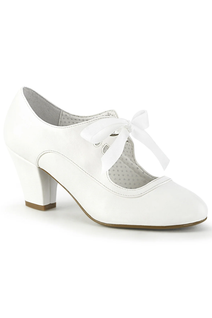 Pin Up Couture Wiggle Pumps White (39)