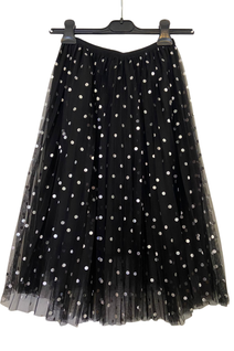 Pilkullinen glitter tyllihame
