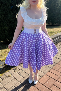 Hell Bunny polka dot kellohame (UK14/L)