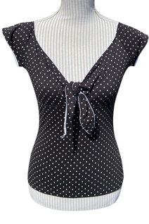 Hell Bunny Polka Dot paita (UK8/XS)