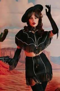 Playful Promises Billie Western Cowboy Fringe viitta