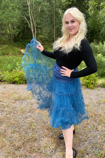 Lindy Bop Royal Blue tylli (XS-L)