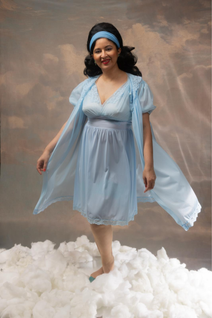 Vanity Fair light blue yömekko (XS-L)