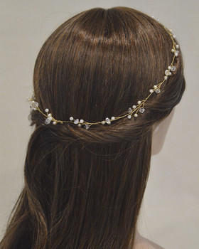 Amelie hiuskorunauha kulta