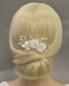 Springblooms hiuskampa, vaalea ivory