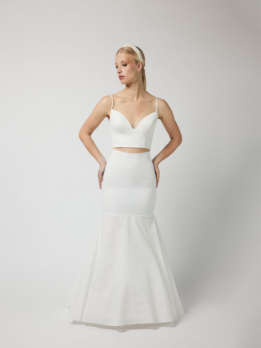 Vannealushame merenneito, kehä 200cm, ivory