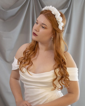 Poppy panta, vaalea ivory