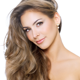 Kukkakorvakorut pyöreillä helmillä ja zirkoneilla, väri kulta