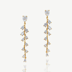 Willow korvakorut, kullattu