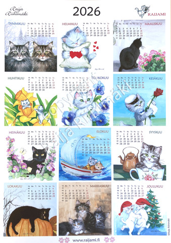 Kalenterijuliste 2026