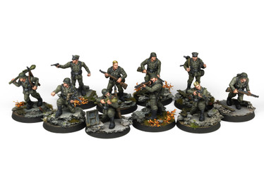 FORTUNATE SONS · PANZERGRENADIER DIVISION · 10 MINIATURES 30MM SCALE