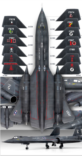 SR-71 BLACKBIRD 1/72 