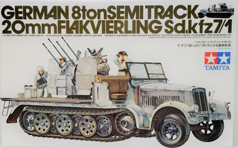GERMAN 8ton SEMI TRACK 20mm FLAKVIERLING Sd.kfz 7/1