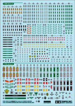 1/16 1/35 WWII German Insignia