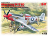 Mustang P-51D with USAAF Pilots and Ground Personnel