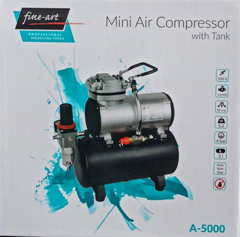 Kynäruiskukompressori Fine Art 5000A