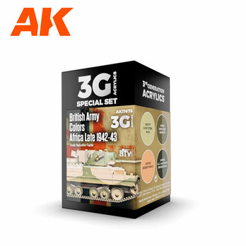 BRITISH ARMY COLORS AFRICA LATE 1942-43