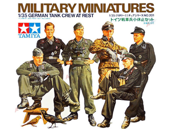 German Tank Crew At Rest