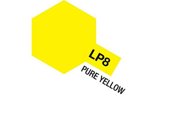 TAMIYA LACQUER PAINT LP-8 PURE YELLOW (GLOSS)