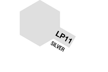 TAMIYA LACQUER PAINT LP-11 SILVER (METALLIC GLOSS) 