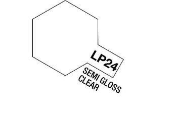 TAMIYA LACQUER PAINT LP-24 SEMI GLOSS CLEAR (SEMIGLOSS)