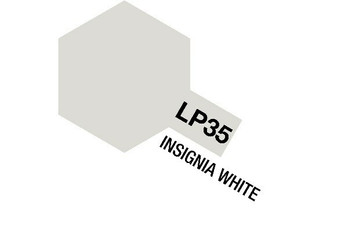 TAMIYA LACQUER PAINT LP-35 INSIGNIA WHITE (FLAT)