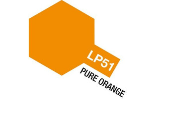 TAMIYA LACQUER PAINT LP-51 PURE ORANGE (GLOSS) 