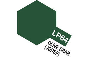 Tamiya Lacquer Paint LP-64 Olive Drab (JGSDF) (Flat)