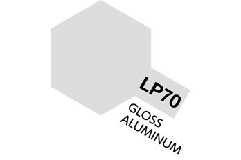 TAMIYA LACQUER PAINT LP-70 GLOSS ALUMINUM (GLOSS) 