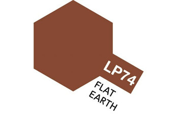 TAMIYA LACQUER PAINT LP-74 FLAT EARTH (FLAT)