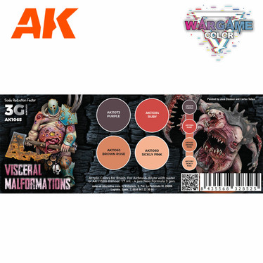 WARGAME COLOR SET. VISCERAL MALFORMATIONS