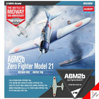 Japanese Navy A6M2b Zero Fighter Model 21 “Battle of Midway” 