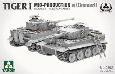 Tiger I Mid-Production With Zimmerit Sd.Kfz.181 Pz.Kpfw.VI Ausf.E