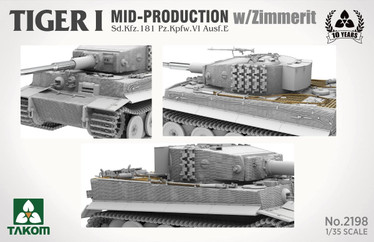 Tiger I Mid-Production With Zimmerit Sd.Kfz.181 Pz.Kpfw.VI Ausf.E