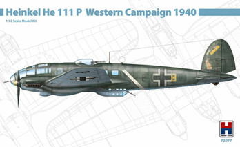Heinkel He 111 P Western Campaign 1940 (HASEGAWA + Cartograf + masks + 3D printed part)