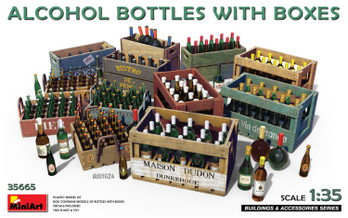 ALCOHOL BOTTLES w/BOXES