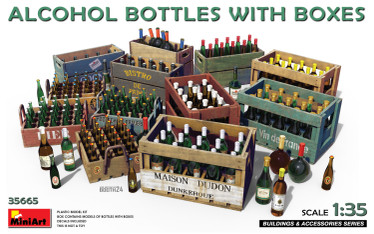 ALCOHOL BOTTLES w/BOXES