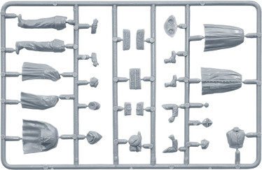 FRENCH CIVILIANS ’30-’40s. RESIN HEADS