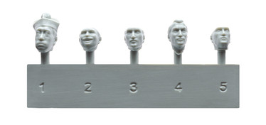 FRENCH CIVILIANS ’30-’40s. RESIN HEADS