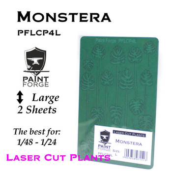 Laser Cut Plants - Monstera, Size L (2 Sheets)