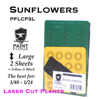 Laser Cut Plants - Sunflowers, Size L (2 Sheets)