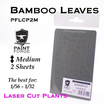 Laser Cut Plants Bamboo Leaves Medium 2 sheets