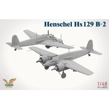 Henschel Hs 129B-2  with interior 1/48