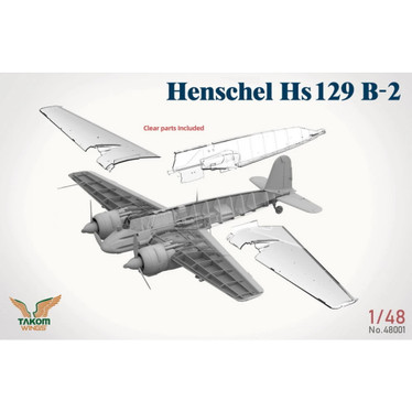Henschel Hs 129B-2  with interior 1/48