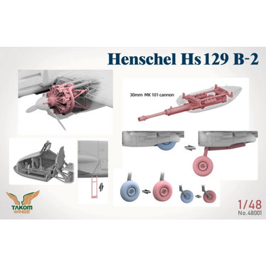 Henschel Hs 129B-2  with interior 1/48