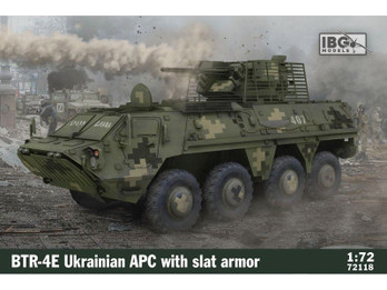 BTR-4E Ukrainian APC with slat armor
